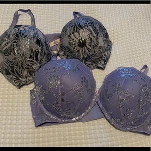 Size 38D Victoria Secret Push up bras